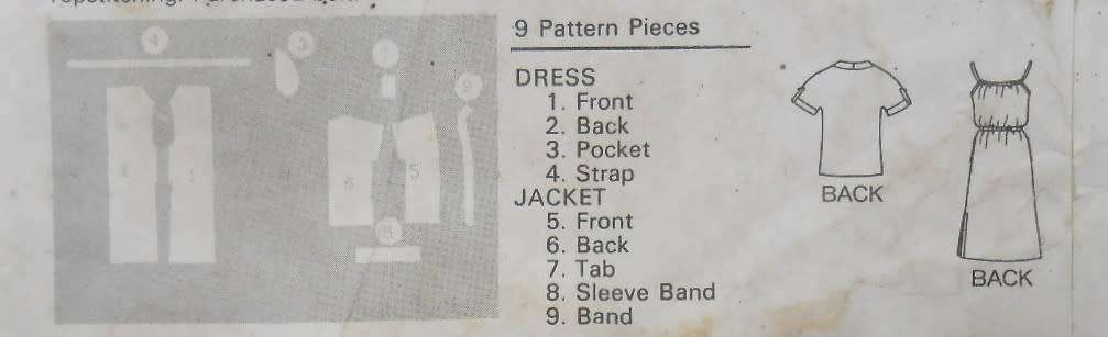 BUTTERICK 3088  LOOSE FITTING DRESS & JACKET SIZE 14-16-18 ONLY DRESS SUPPLIED