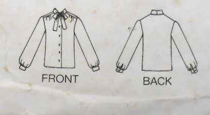 BUTTERICK 3403 BLOUSE SIZE 14-16-18 COMPLETE-CUT TO SIZE 14