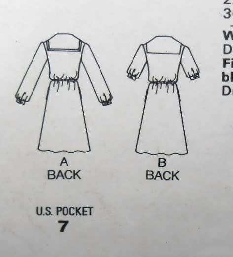 BUTTERICK 3873 LOOSE FITTING DRESS WITH SAILOR COLLAR SIZE 14-16-18 COMPLETE-UNCUT-F/FOLDED-ZIPLOC