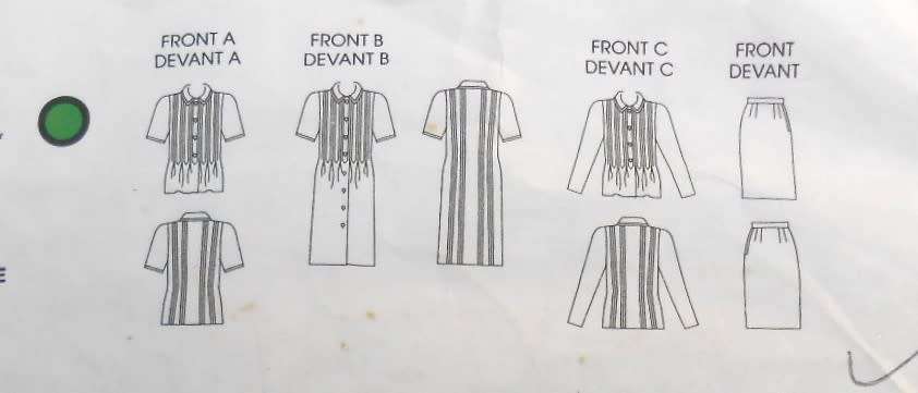 VOGUE AMERICAN DESIGNER 1862 DRESS-TOP-SKIRT SIZE 14 COMPLETE