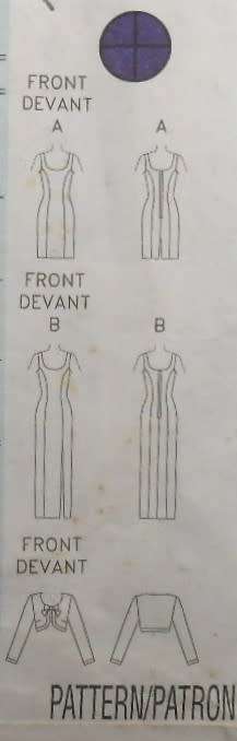 BUTTERICK 4430 STUNNING SEMI FITTED LINED DRESS & JACKET SIZE 12-14-16 CUT TO 14/16