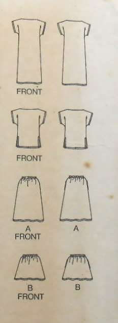 BUTTERICK 4441 DRESS-TOP-SKIRT SIZE 12-14-16 COMPLETE