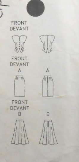 BUTTERICK 4903 TOP WITH CAP SLEEVES & SKIRT SIZE 6-8-10-12 COMPLETE - CUT TO 10/12