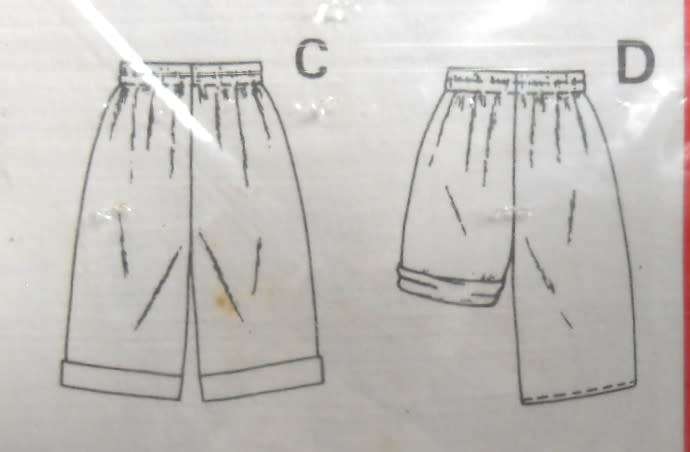 BURDA 6250  BAGGY LONGS & SHORTS SIZE 8/10-20/40 COMPLETE