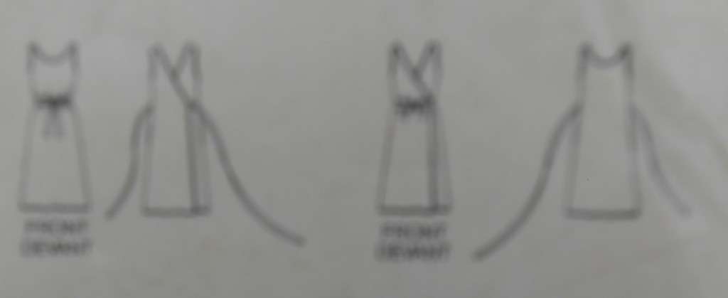 BUTTERICK 5299 SEMI FITTED A LINE WRAP DRESS - SIZE 14-16-18 COMPLETE-CUT TO SIZE 16-ZIPLOC