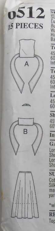 NEW LOOK PATTERNS 6512 HALTER WRAP TOP & SKIRT SIZE 6-16 COMPLETE-UNCUT-F/FOLDED