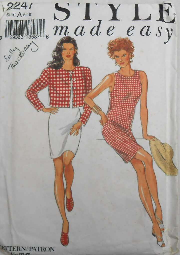 STYLE 2247 JACKET & DRESS SIZE 6-16 COMPLETE