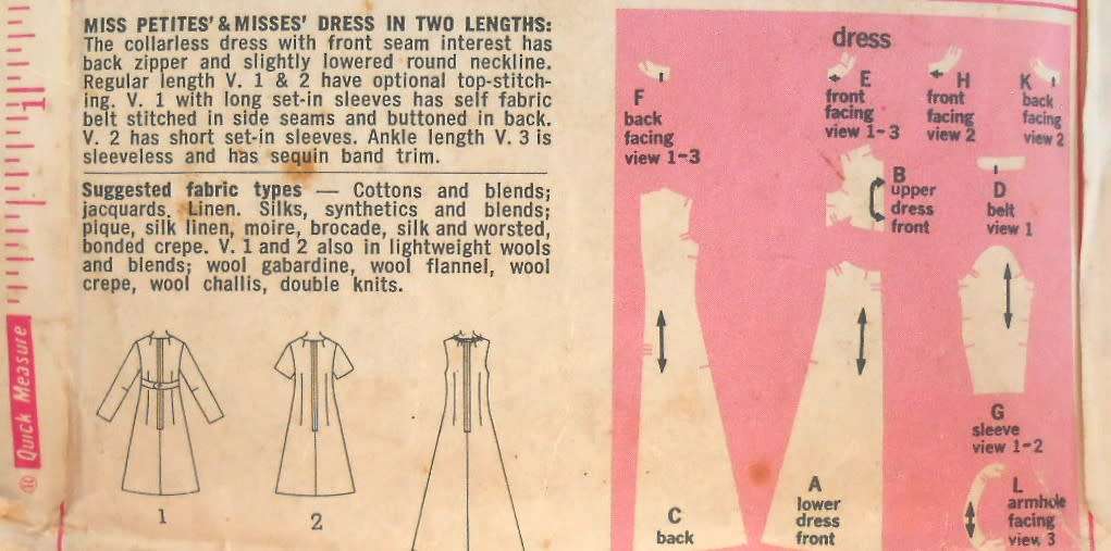 SIMPLICITY 8498 DESIGNER FASHION DRESS SIZE 10 BUST 32 1/2 COMPLETE-ZIPLOC