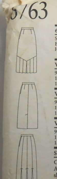 NEW LOOK PATTERNS 6763 SET IF SKIRTS SIZE 8-18 COMPLETE-UNCUT-F/FOLDED