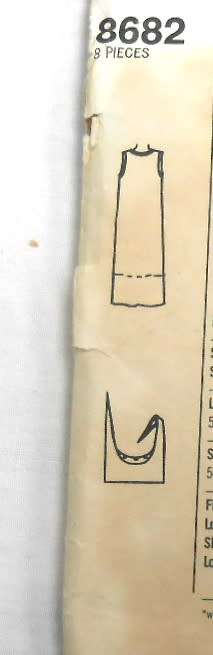 SIMPLICITY 8682 DRESS IN 2 LENGTHS SIZE 10-12-14 COMPLETE