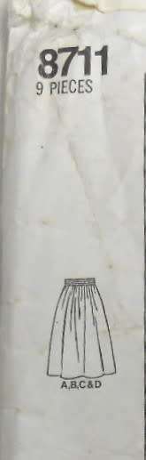 SIMPLICITY 8711 SET OF SKIRTS SIZE 12-16 SEE LISTING