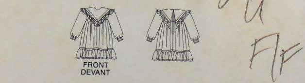 BUTTERICK 5519  GIRLS DRESS SIZE 5-6-6X YEARS COMPLETE-UNCUT-F/FOLDED