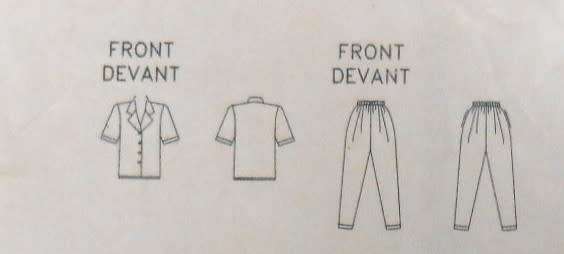 BUTTERICK 5549 SHIRT & PANTS SIZE XS-XL  CUT TO 10 - 8POCKET NOT SUPPLIED