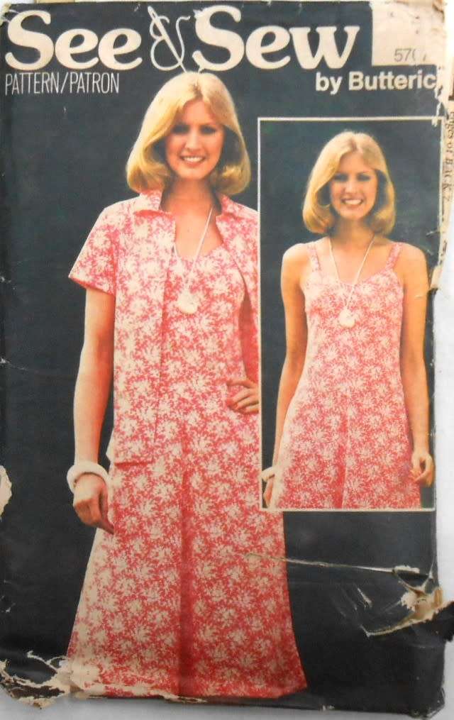 BUTTERICK 5767 DRESS & JACKET SIZE 14 COMPLETE-ZIPLOC