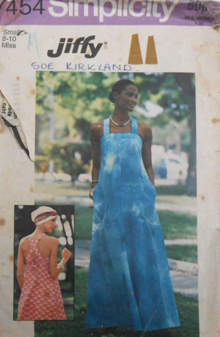 SIMPLICITY 7454 PULLOVER DRESS SIZE 8-10 SEE LISTING-ZIPLOC