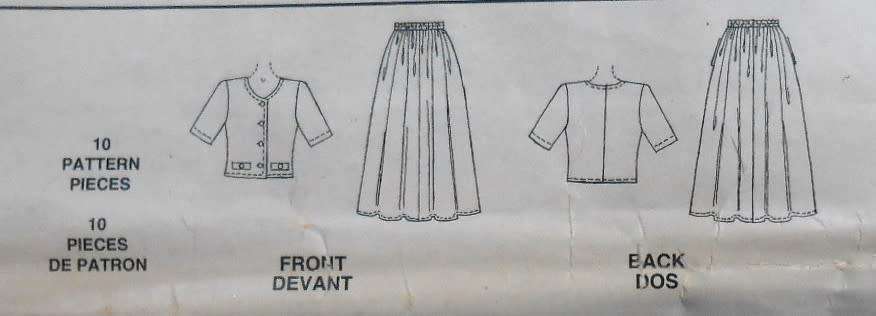 McCALLS 5846 UNLINED JACKET & SKIRT SIZE 12-14-16 COMPLETE-UNCUT-F/FOLDED