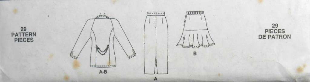 McCALLS 6255 LINED JACKETS & SKIRTS IN 2 LENGTHS SIZE 14 -COMPLETE-UNCUT-F/FOLDED