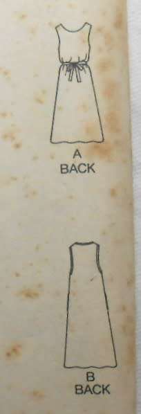 BUTTERICK 6335 DRESS WITH DRAWSTRING WAIST SIZE 38-40-42 COMPLETE-UNCUT-F/FOLDED