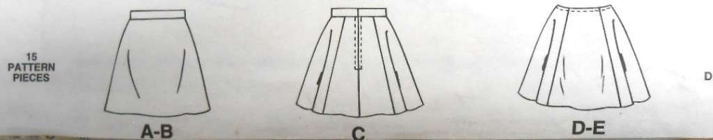 McCALLS 7841 GIRLS SKIRTS SIZE 4-5-6 YEARS COMPLETE-UNCUT-F/FOLDED-ZIPLOC