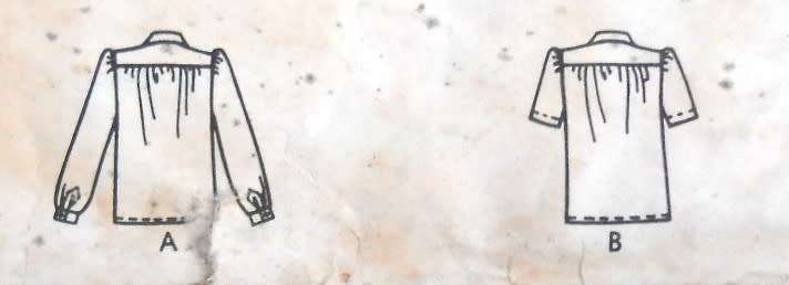 McCALLS 7258 BLOUSES SIZE 14 BUST 36 COMPLETE-ZIPLOC