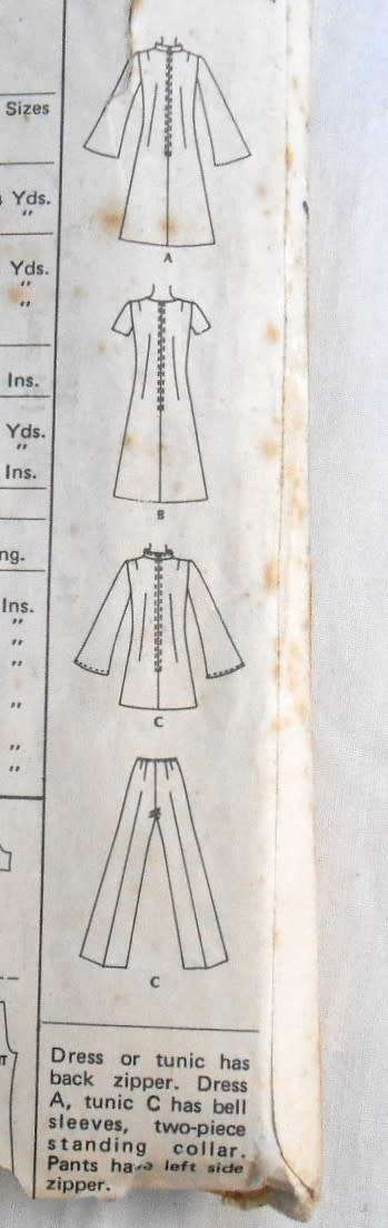 McCALLS 3254 DRESS-TUNIC-PANTS SIZE 14 BUST 36 COMPLETE-ZIPLOC