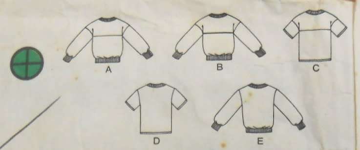 BUTTERICK 6797  MENS LOOSE FITTING PULL OVER TOPS SIZES-M (34-40) COMPLETE-ZIPLOC