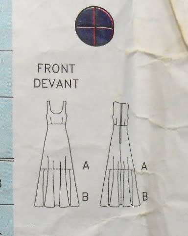 BUTTERICK 4337 EVENING DRESS -CLOSE LINED ABOVE WAIST BODICE SIZE 6-8-10-12 COMPLETE-CUT TO 12