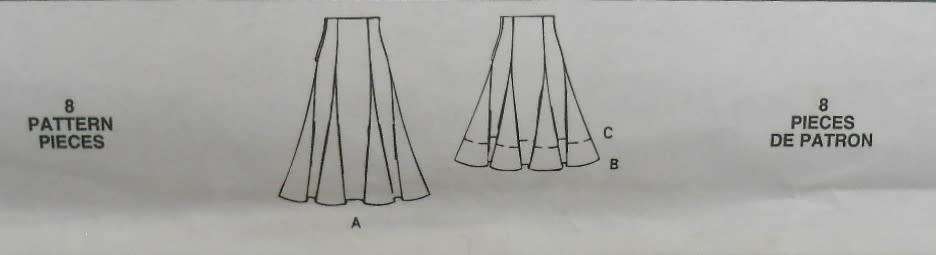 McCALLS 6329 SET OF SKIRTS SIZE 16-18-20 COMPLETE-UNCUT-F/FOLDED