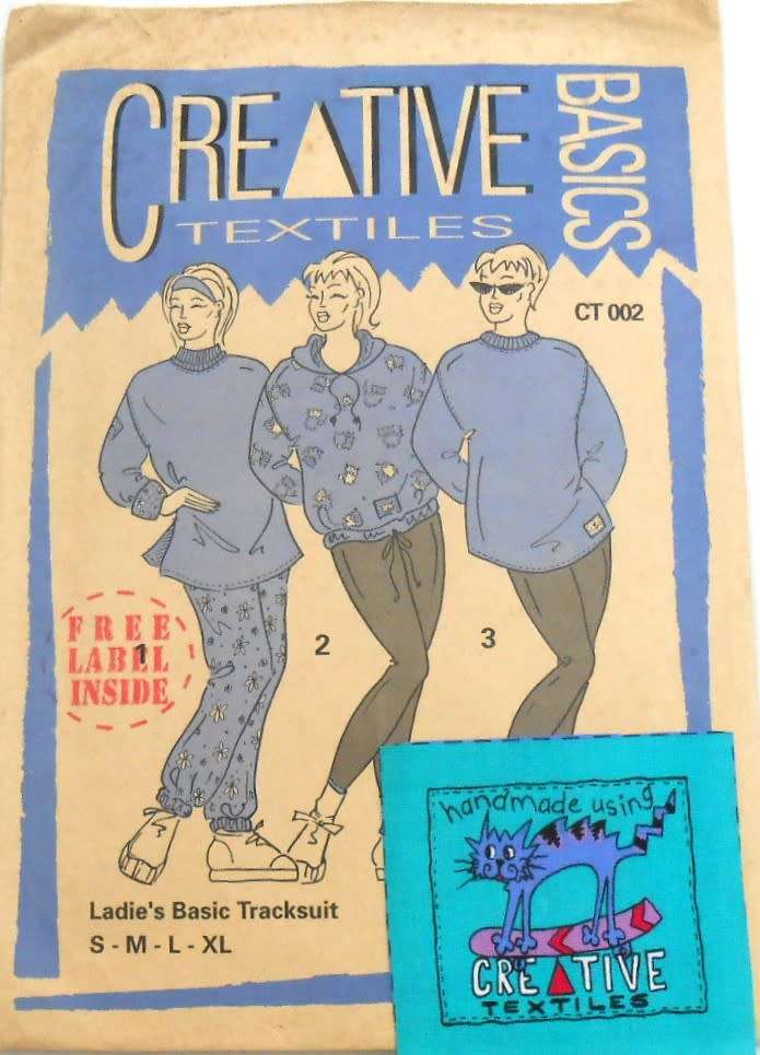 CREATIVE BASICS CT002 LADIES BASIC TRACKSUIT SIZE S-M-L-XL  COMPLETE-UNCUT-WITH LABEL