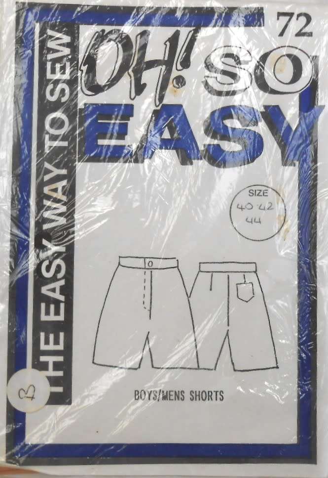 OH! SO EASY 72 BOYS/MENS SHORTS SIZE 40-42-44 COMPLETE F/F