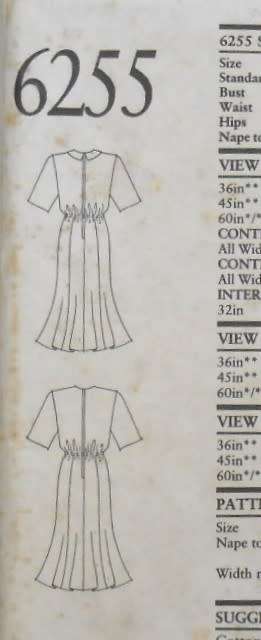 NEW LOOK PATTERNS 6255 STUNNING DRESS WITH FLARED SKIRTS IZES 8-18 COMPLETE-CUT TO 16