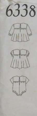 NEW LOOK PATTERNS 6338 TODDLER DRESSES & ROMPER SIZE 3-24 MONTHS-COMPLETE-UNCUT-F/FOLDED