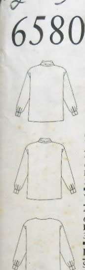 NEW LOOK PATTERNS 6580 BLOUSES SIZE 8-20 -COMPLETE-CUT TO 12-ZIPLOC