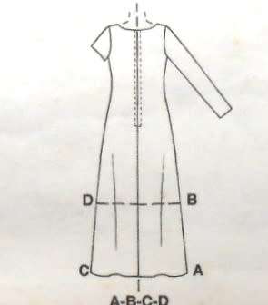 McCALLS 2323 DRESS WITH V NECK LINE SIZE 14-16-18-COMPLETE-UNCUT-F/FOLDED