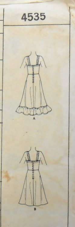 McCALLS 4535  DRESS OR PINAFORE SIZE 10 BUST 83 CM COMPLETE