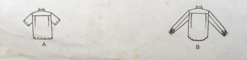 McCALLS 5781 MEN/TEEN SHIRT SIZE EX-S 31 1/2-32 1/2 COMPLETE-UNCUT-F/FOLDED