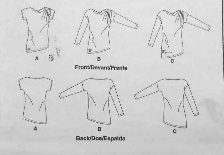 McCALLS M6241 TUNICS IN 2 LENGTHS SIZE 8-10-12-14-16 COMPLETE-CUT TO 16