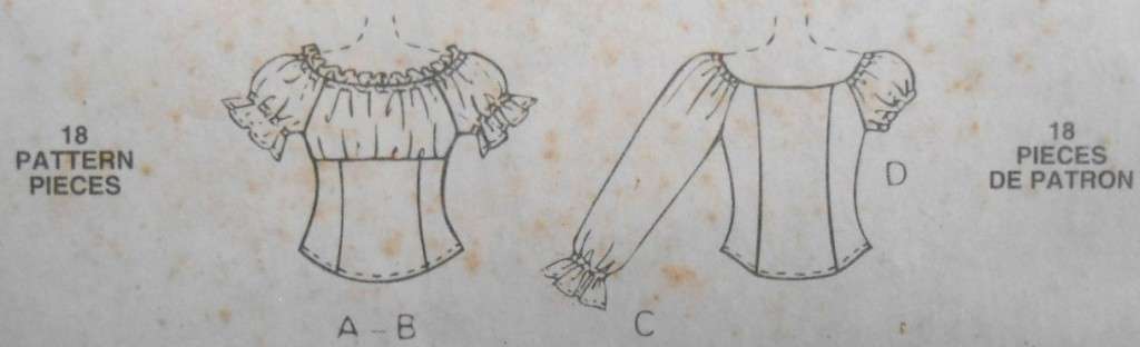 McCALLS 6582 STUNNING TOPS SIZE 12-14-16 COMPLETE-UNCUT-F/FOLDED