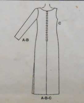 McCALLS 9631 V NECK DRESS WITH SIDE SEAM SIZE 10-12-14 COMPLETE-UNCUT-F/FOLDED