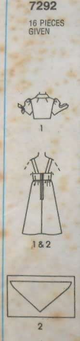 SIMPLICITY 7292 DRESS-UNLINED JACKET-SCARF SIZE 12 BUST 87CM COMPLETE-UNCUT-F/FOLDED