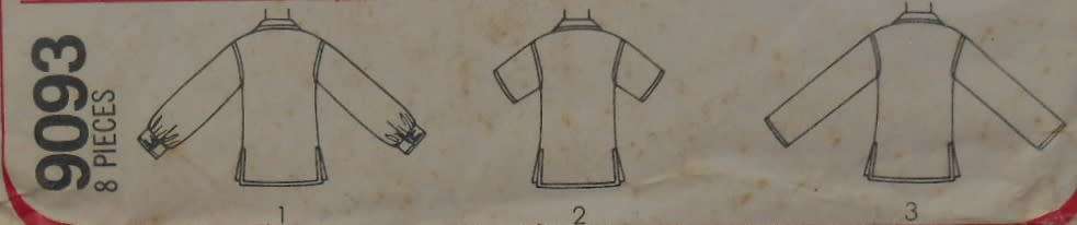 SIMPLICITY 9093 MENS PULLOVER TOP SIZE 38 COMPLETE