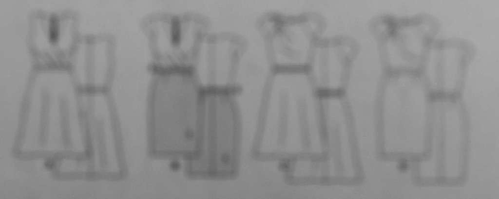 BUTTERICK B5949 LINED DRESS SIZE 6-8-10-12-14- VIEW A & B DRESS NOT SUPPLIED