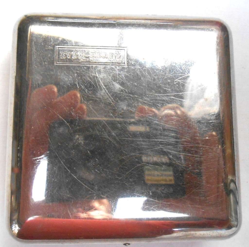 1912 Ever-Ready Safety Razor Shaver in Tin Case + razor blade holder with 3 blades