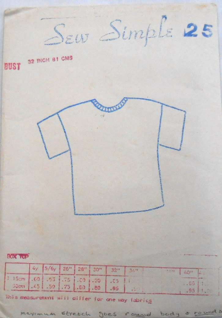 SEW SIMPLE 25 BOX TOP SIZE 32 OR 81 CM  COMPLETE