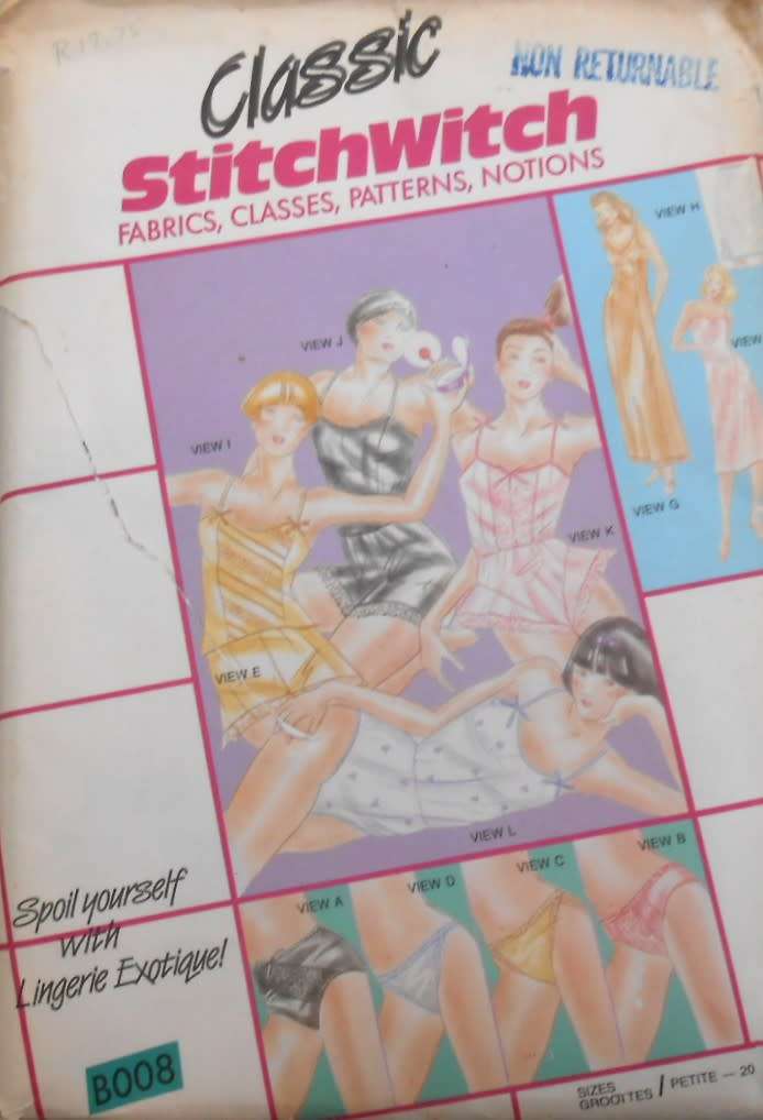 CLASSIC STITCHWITCH B008 SPOIL YOURSELF WITH LINGERIE EXOTQUE! SIZE 6-20