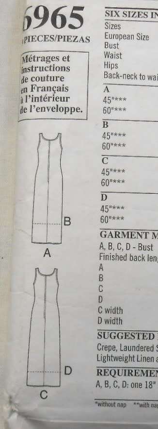 NEW LOOK PATTERNS 6965 DRESS WITH SKIRT VARIATIONS SIZE 6-16 COMPLETE-CUT TO 16