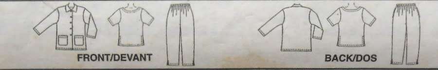 McCALLS 3082 SHIRT-TOP-CAPRI PANTS SIZE 26W-28W-30W-32W COMPLETE-UNCUT-F/FOLDED