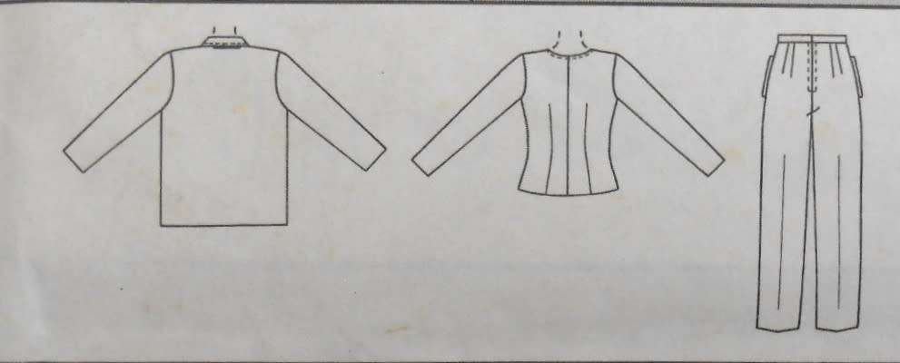 McCALLS 8521 TOPS & PULL ON PANTS (STRETCH KNITS) SIZE-LARGE 16-18 COMPLETE-UNCUT-F/FOLDED