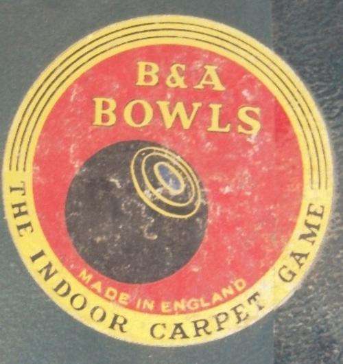 BOXED ENGLISH BROOKES  & ADAMS INDOOR BOWLS - SEE PICS