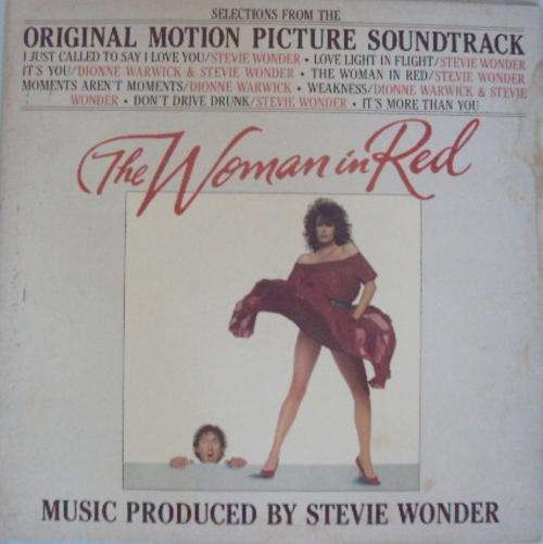 THE ORIGINAL MOVIE SOUNDTRACK-THE WOMAN IN RED WITH MUSIC BY STEVIE WONDER -1984 STEREO GATEFOLD LP